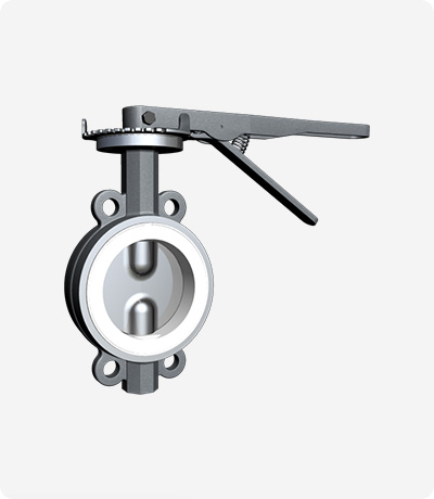 Wafer Soft Seal Butterfly Valve